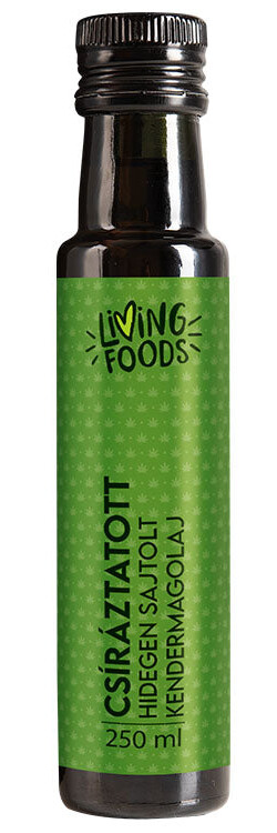 Germinated cold-pressed organic hemp seed oil 250 ml